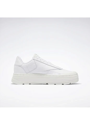 Кроссовки Club C Double Geo White H69140 Reebok белые всесезоны (401631671)