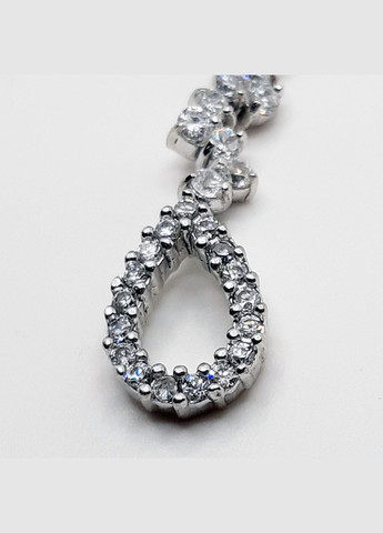 Сережки срібло 925° 5,85г. висячі родій () Silvia C СТ-069 (305391358)