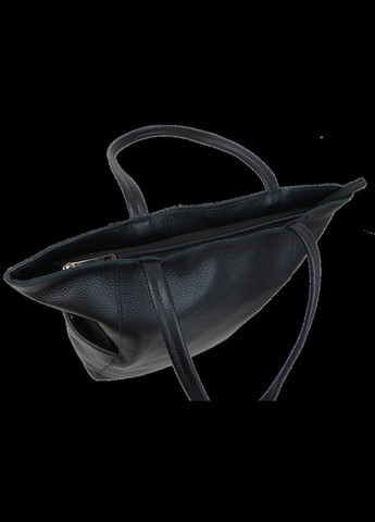 Жіноча шкіряна сумка на двох ручках, Україна чорна Borsacomoda (360893782)