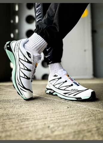 Белые демисезонные кроссовки мужские и женские salomon s/lab xt-6 white icy morn | саломон хт-6 белый No Brand