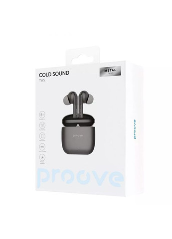 Навушники бездротові Cold Sound чорні Proove (280876627)