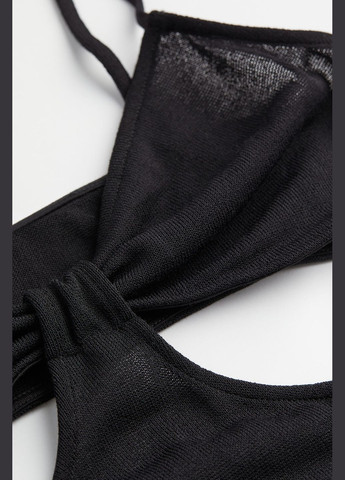 Чорна сукня H&M однотонна