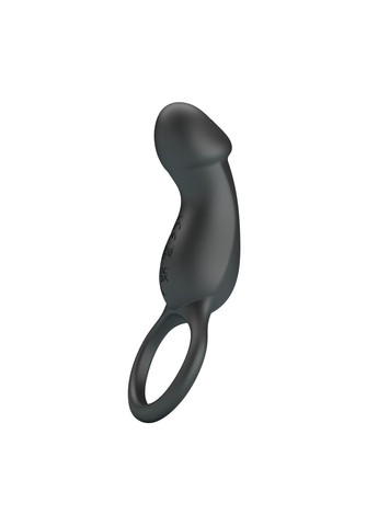 Ерекційне кільце Trae з вібростимулятором, чорний, 11.2 х 2.7 см Pretty Love (361670447)