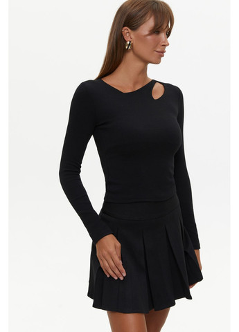 Лонгслів з фігурним вирізом, black muse Solmar (370605311)