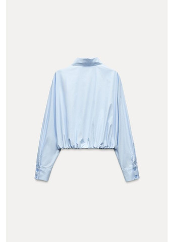 Голубой рубашка Zara