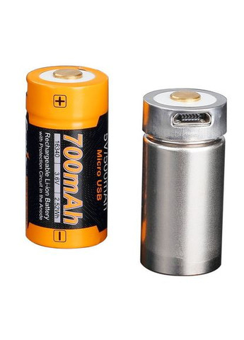 Акумулятор 16340 700 UP mAh Li-ion micro usb зарядка (A-015633) Fenix (317405579)