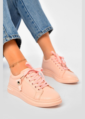 Кроссовки женские светло-розового цвета Let's Shop светло-розовые демисезоны (336336167)