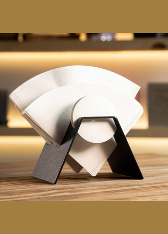 Подставка держатель Mr. Heavy для кофейных фильтров Черная (R-300228-VS) No Brand (314455071)