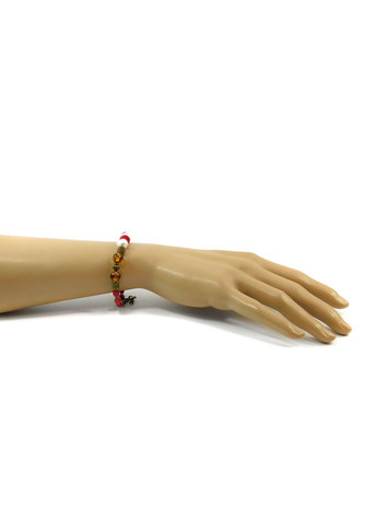 Ексклюзивне браслет "Ремарк" Перли, Бурштин, Корал рис, рондель 21 Fursa fashion (322315485)