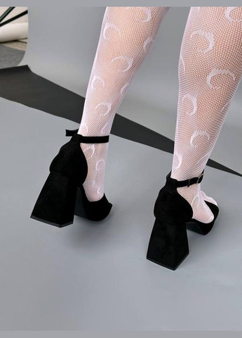 Чорні босоніжки на каблуку L&M (299317210)