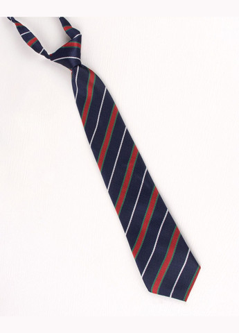 Краватка з косими смужками 32х7 см темно-синя No Brand (339624725)