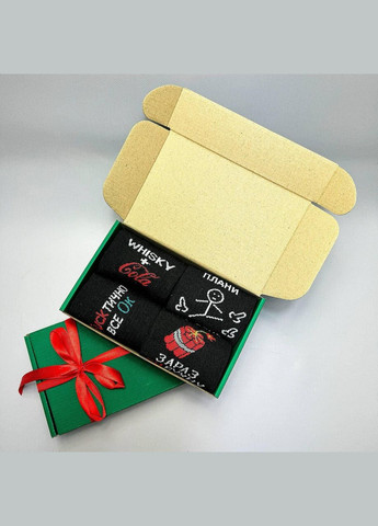 Комбіновані бокс чоловічих подарункових шкарпеток 40-45 на 4 пари Vakko (306424191)