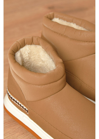 Уггі жіночі на хутрі бежевого кольору Let's Shop (368540526)