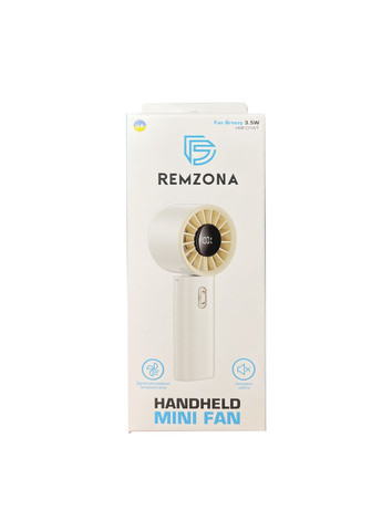 Портативний вентилятор Fan Breezy 3.5W HMF-01WT Remzona (334293871)
