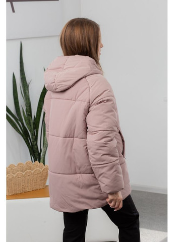 Темно-бежевая демисезонная куртка женская 22.1845 46( ) темно бежевый AKSAN