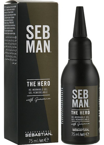 Sebastian Professional Універсальний гель для укладання волосся Seb Man The Hero 75ml (2-1069616) — Крем, США (369792728)