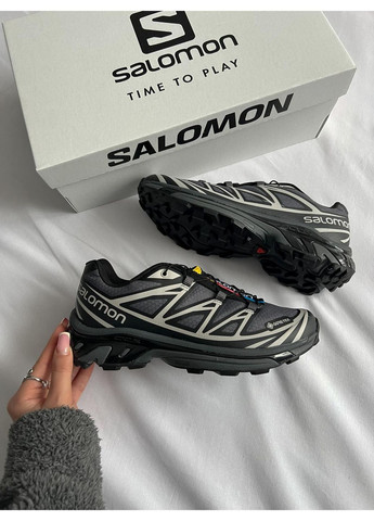 Білі Осінні кросівки чоловічі salomon xt-6 gray gore-tex саломон xt-6 No Brand
