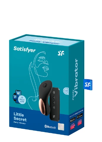 Вібратор в трусики з пультом та функцією керування смартфоном Little Secret Satisfyer (297399483)