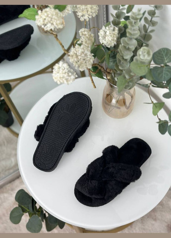 Черные тапочки комнатные No Brand