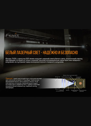 Ліхтар ручний лазерний TK30 Laser (A-016107) Fenix (317048514)