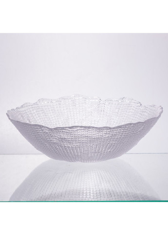 Салатница большая стеклянная прозрачная 2 литра круглая 64486-48 Yiwu (370801128)