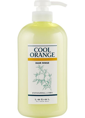 Бальзам для волосся "Холодний апельсин" Cool Orange Balm 600ml (486147-88289) Lebel (368644631)