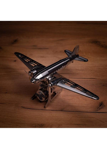 Коллекционная модель-конструктор Remarkable Douglas Самолет DC-3 механический (MT057) Metal Time (335054948)