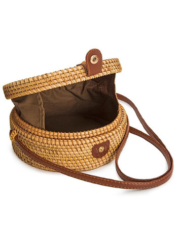Жіноча сумка плетені з ротанга кругла річна No Brand (330618872)