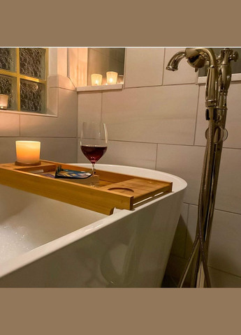 Столик полка для ванной из дерева Дамаск сиена (СДВ-000105) No Brand (328293705)