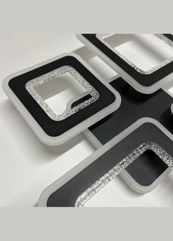 Светильник потолочный светодиодный OVAL DOUBLE RGB 104+20W 5S 500/72 BLACK 220V IP20 с пультом ДУ Luminaria (329440085)