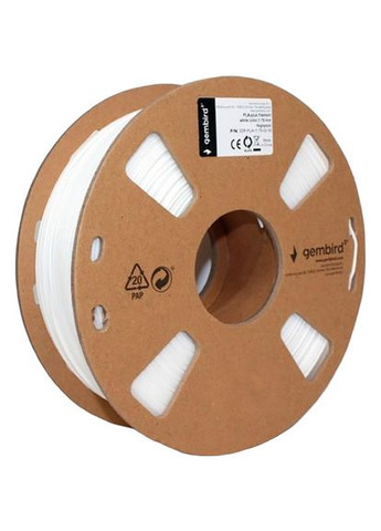 Пластик для 3D принтера PLA+ 1кг 1.75мм White (3DP-PLA+1.75-02-W) Gembird (337689782)