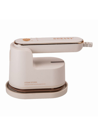 Дорожня праска SK-3069W з функцією відпарювання для сухого та вологого прасування Білий Sokany (360455135)