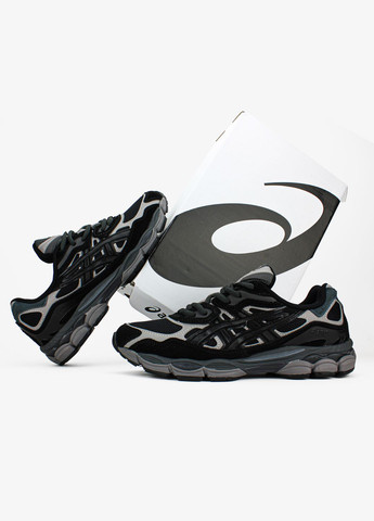 Кросівки чоловічі Asics Gel-NYC gray black | Асікс Гель-НЮК сірі чорні No Brand сірі демісезони (336493522)