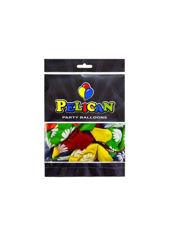 Шарики 12' (30 см) (50шт/уп) 5-стр. PELICAN Ромашки (362353793)