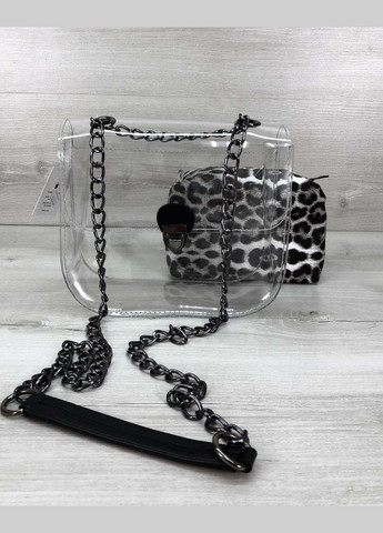 Жіноча сумка Селена з силікону з косметичкою та ланцюжком (sumka-selena) WeLassie (342199444)