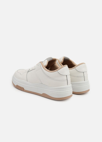 Білі кеди на платформі жіночі колір білий цб-00264103 Yuki