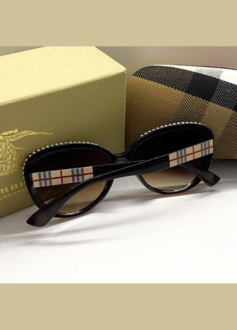 Женские брендовые очки (66032) коричневые No Brand (322157255)