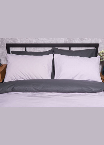 Комплект постільної білизни Бязь Gold Люкс «» King Size 220x240 наволочки 2х40х60 (MS-820002333) Moon&Star Orchid Gray (286762260)