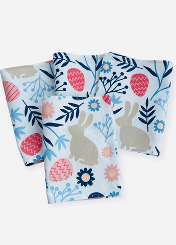 Дорожка Пасхальный Кролик с салфетками 4 шт синие Malva (322425884)