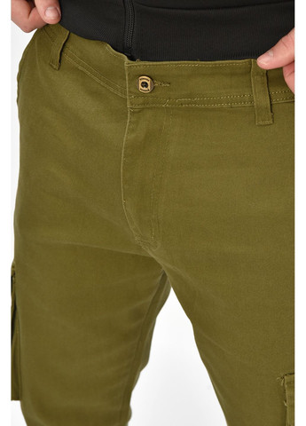 Джинси чоловічі однотонні кольору хаки Let's Shop (369445344)