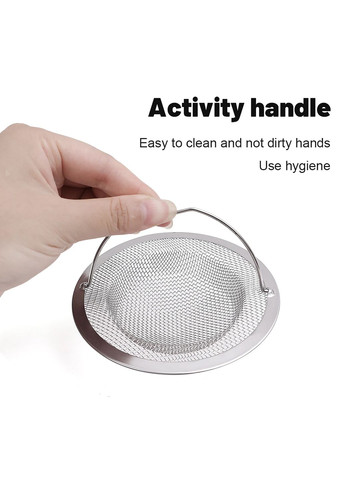 Сітка-фільтр для раковини з нержавіючої сталі з ручкою фільтр проти засмічення Yu Xin (302507470)