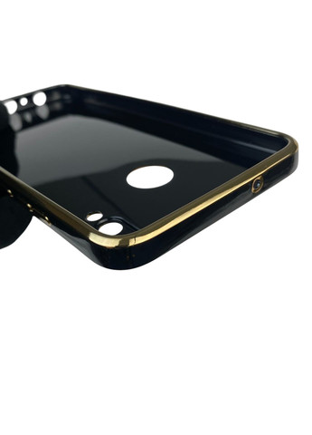 Чехол для Honor 8X JSN-L21 с кольцом MagSafe с золотой окантовкой на хуавей хонор 8х черный gs1 Huawei (366018700)