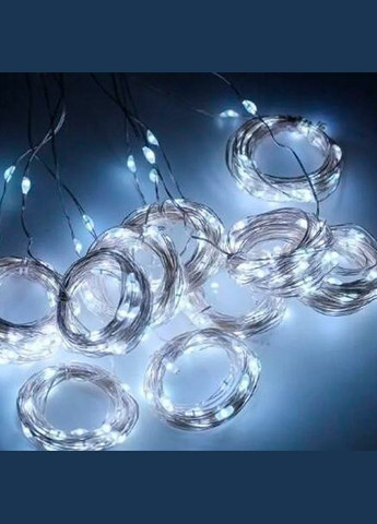 Світлодіодна гірлянда штора на вікно новорічна гірлянда на штори, Холодний білий, 3 на 3 м (3х3), 300 LED + Пульт, LED LIGHT No Brand (306621175)