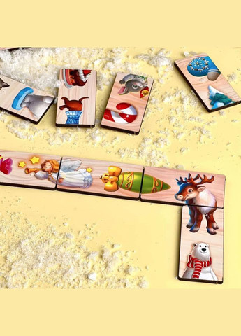 Настільна гра "Доміно-пазл" (ПСД240) PSD240, 28 плашок Ubumblebees (306436208)