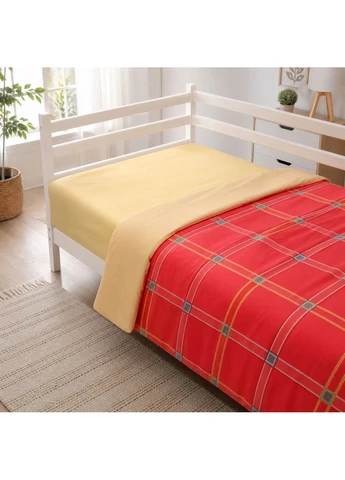 Комплект постельного белья Ranforce Elite TEENAGER 17-0765 Checkered red Mirson (399960741)