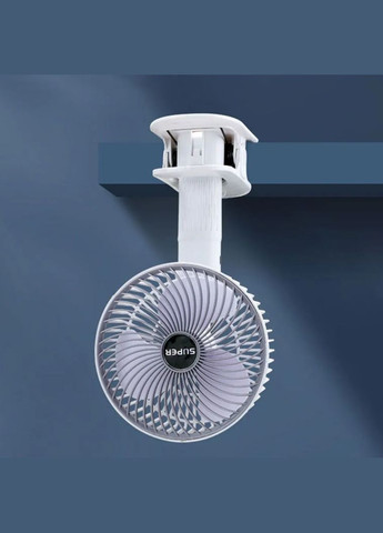 Портативный аккумуляторный мини ручной вентилятор clip+mobile stand VNA10034 с прищепкой и USB зарядкой VTech (337172143)