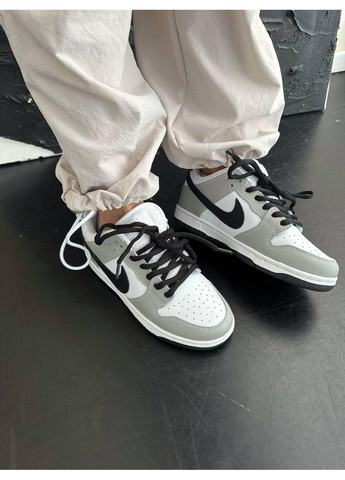 КРОСІВКИ ЖІНОЧІ NIKE SB DUNK LOW SMOKE GREY НАЙК СБ ДАНК No Brand сірі демісезони (369393022)