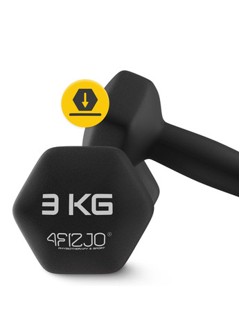 Гантелі вінілові Classic 2 x 3 кг (P-5907739311986) 4FIZJO (303723252)