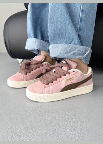 Кросівки жіночі Puma Suede XL Pink Brown | Пума Суеде ХЛ рожеві No Brand рожеві демісезони (341264143)