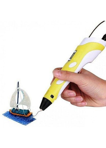 3D ручка рожева з комплектом PLA пластику 25 кольорів 250 метрів +трафарети 3dpen (365876372)